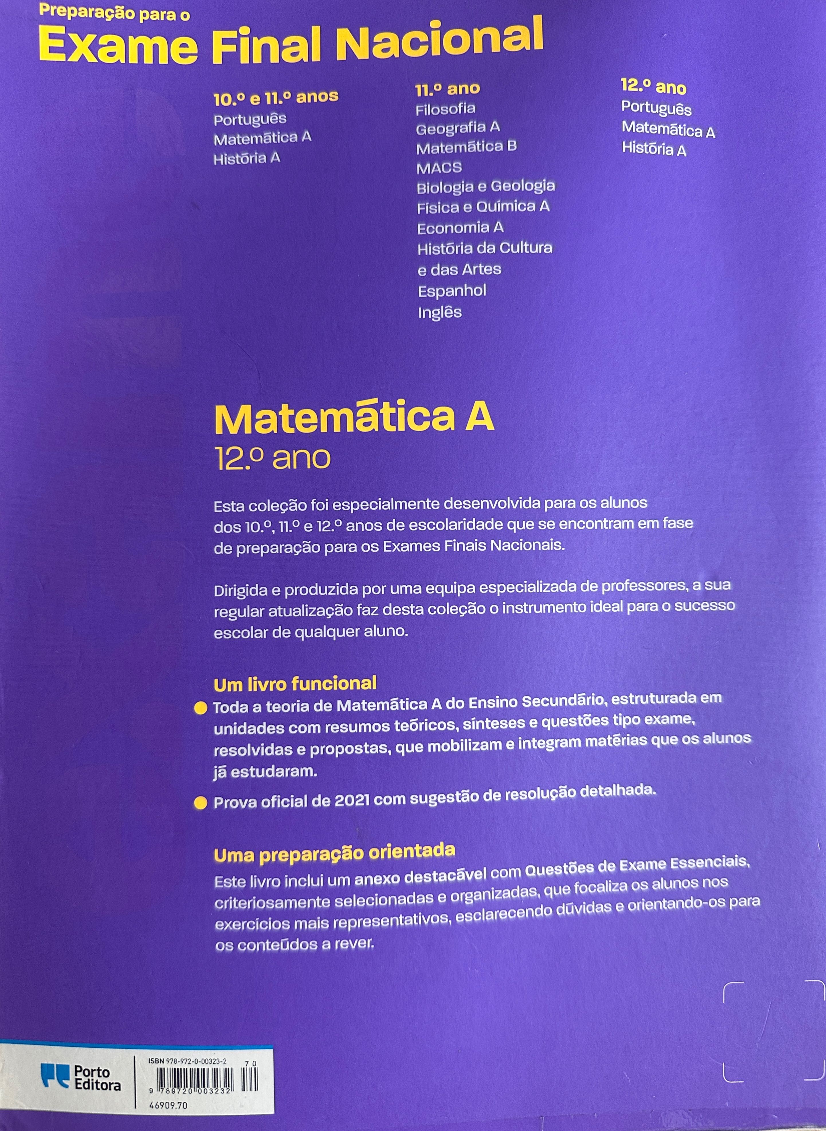 Livro preparação exame Matemática