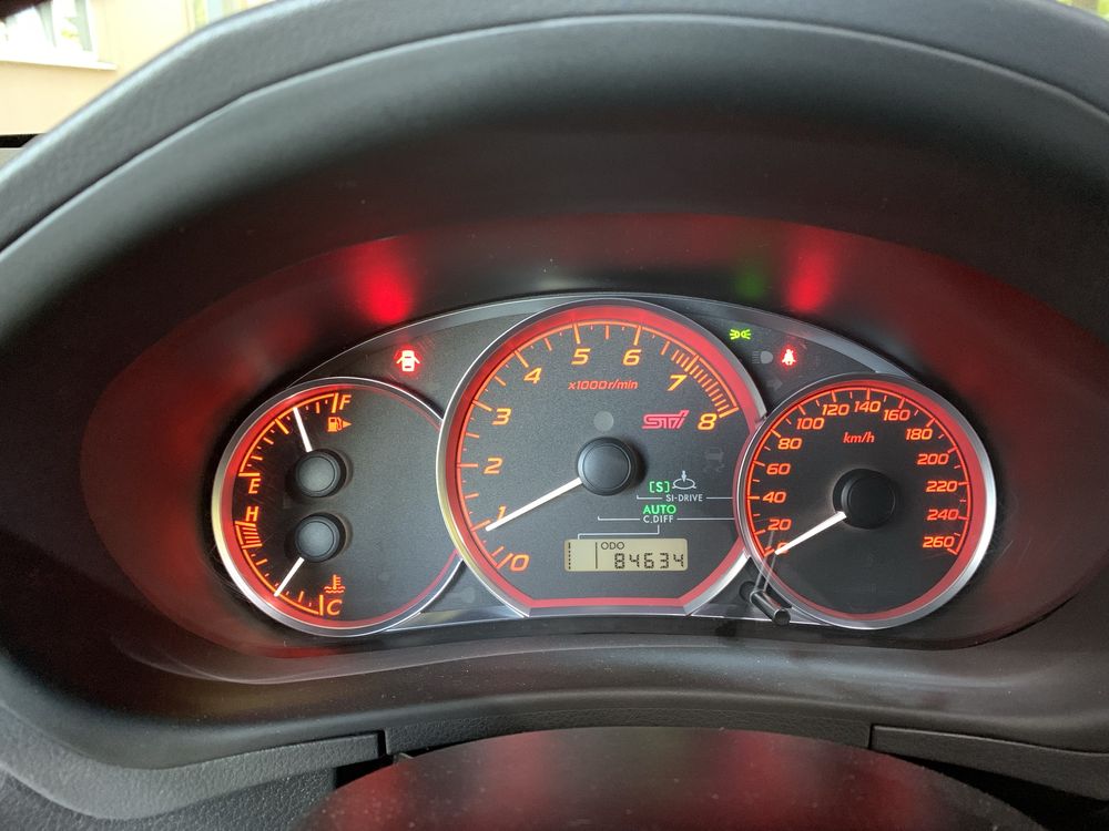 Subaru Impreza WRX STI, обмін