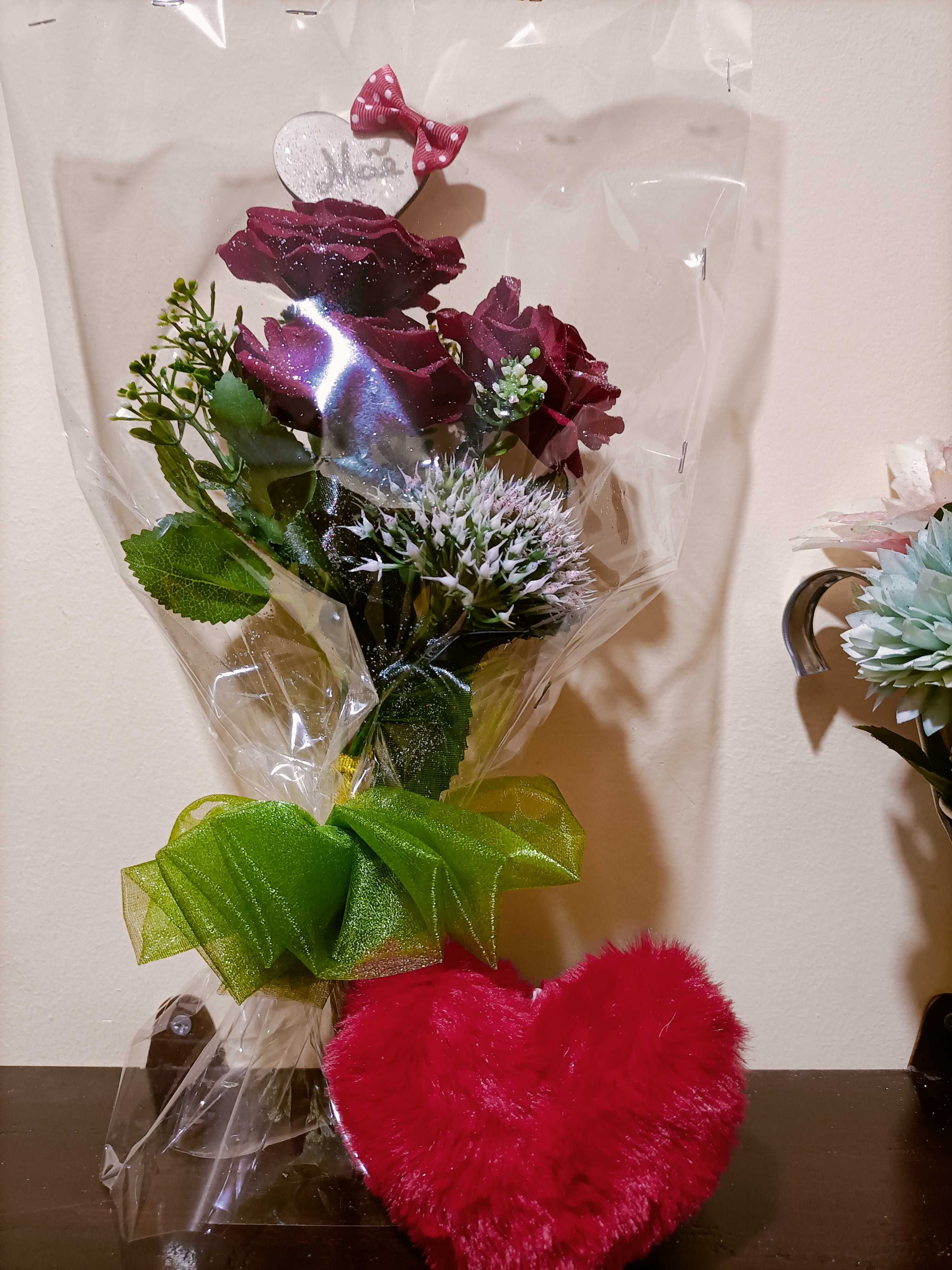Arranjos de flores artificiais (conjunto de 3 )decoração/ofertas