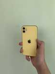 iPhone 11 на стиле — 128 ГБ, Жёлтый, заряд 92%, всё по кайфу