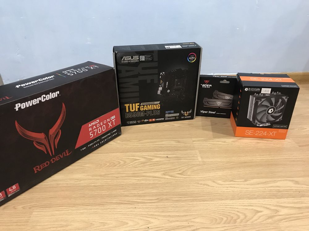 Ігровий компьютер AMD Ryzen 5 5500 RAM 16Gb SSD 512Gb 5700XT