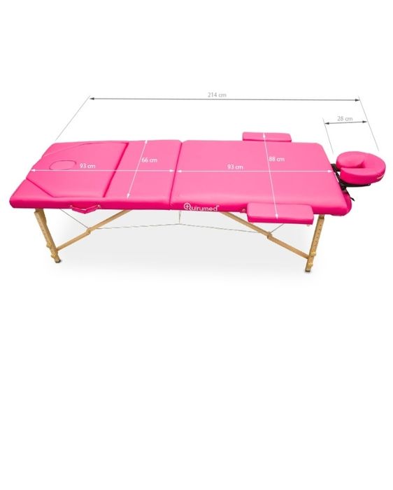 Marquesa Portátil e cadeira com base cromada