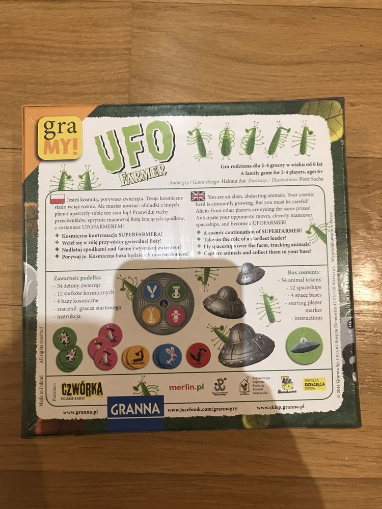 Gra planszowa UFO FARMER