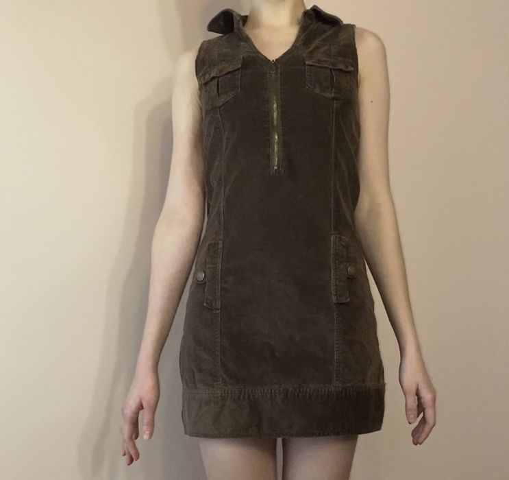 Плаття сарафан коричневий s