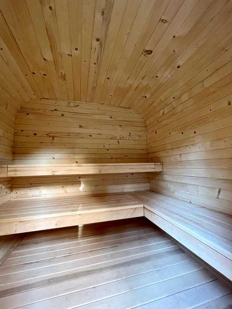 SAUNA OGRODOWA kwadro 2,2x2,2x2,5 m