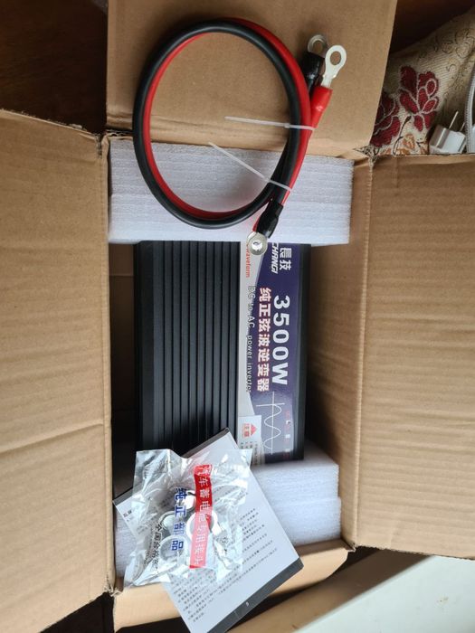 Інвертор CJ-3500Q Перетворювач напруги 12V/220V 3500W