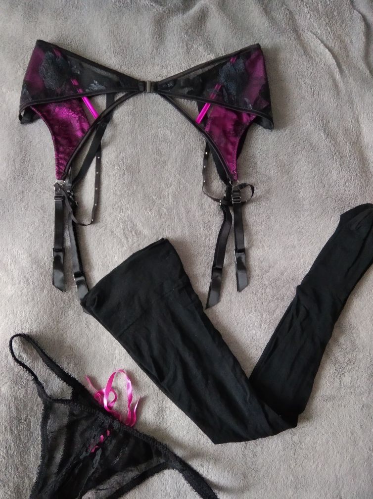 Używ pas pończochy majtki Ann Summers zestaw ero