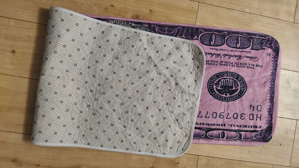 "100 US Dollars" Крутой Коврик 150х45 cм В Идеале