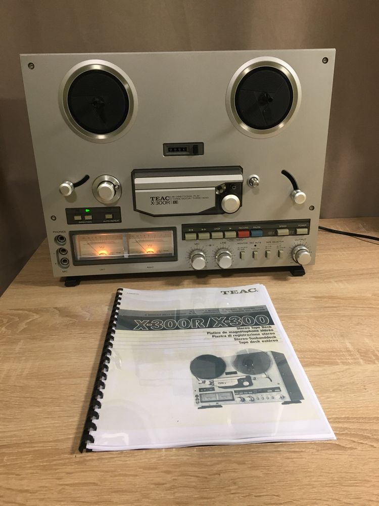 TEAC X-300R EE катушечная дека с автореверсом.