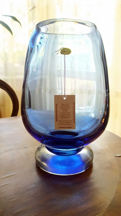 Adam Jabłoński , Wazon  nr. katalogowy JW. 050- Huta Makora ,Tarnowiec