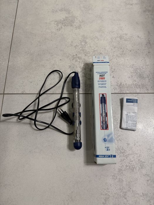 Grzałka akwariowa z termostatem 25W Nowa