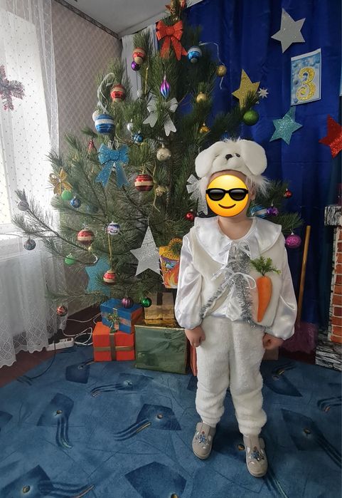 Зайчик, новорічний костюм, 104розмір