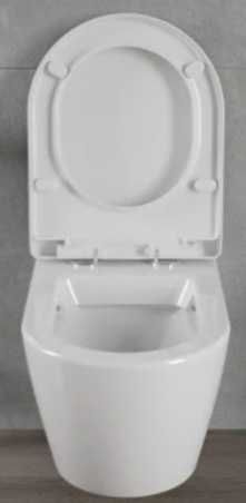 Nowa miska WC z wolnoopadajacą klapą