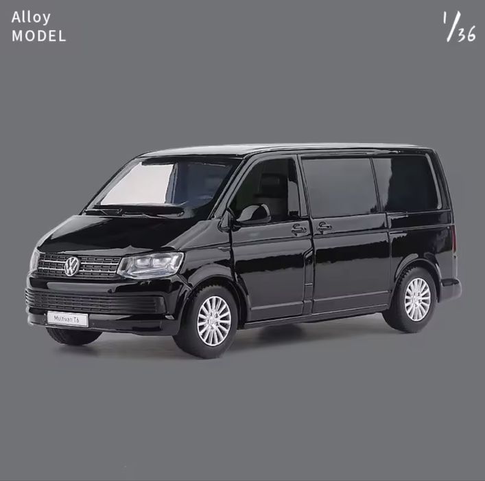 Модель авто Volkswagen Multivan T6 | масштабна машинка 1:36 | металева