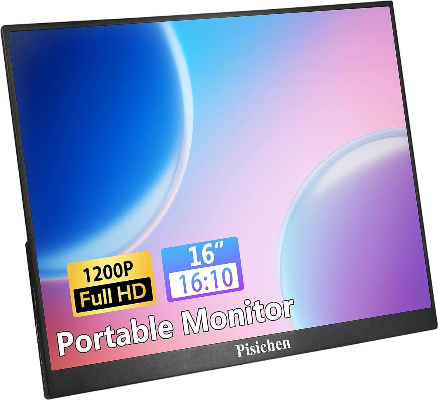 Monitor Pisichen 16 cali, FHD 1920 x 1080p