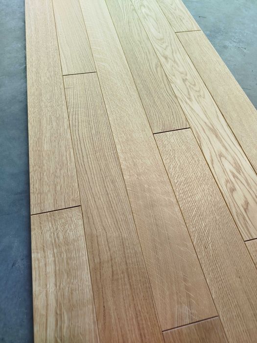 Deska dąb BEZ SĘKÓW 13x90x800/1465mm. warstwowa OLEJ UV PIERWSZA KLASA
