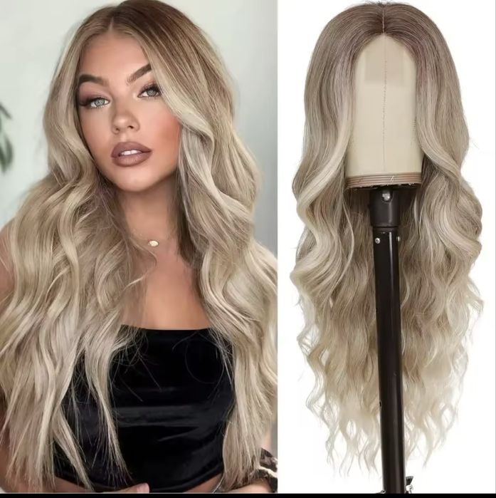 Peruka damska blond