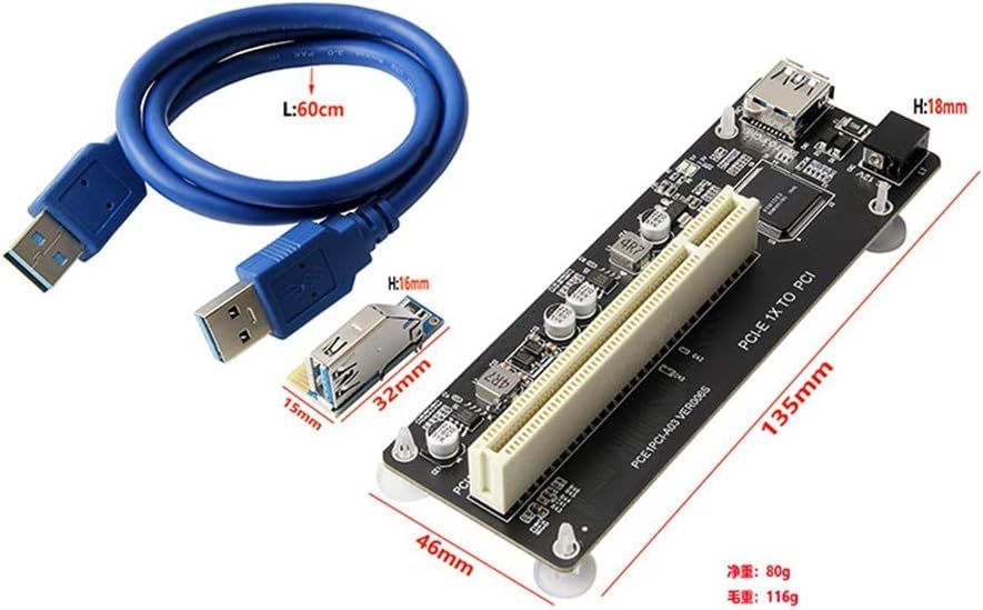 PCIE PCI-E PCI Express X1 na PCI karta rozszerzająca karta USB 3.0