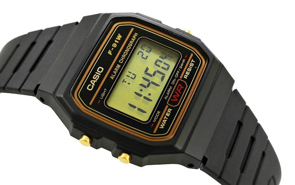 zegarek męski casio f-91wg-9qdf