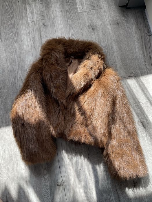 Шубка жіноча з еко хутра як ZARA