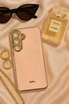Etui na telefon Samsung s25 plus i s24 plus w kolorze nude