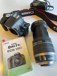 Maq. Fotográfica Canon EOS 500D +Obj.Canon 18-200mm