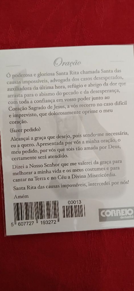 Santa Rita de Cássia, do Correio Manhã, nova