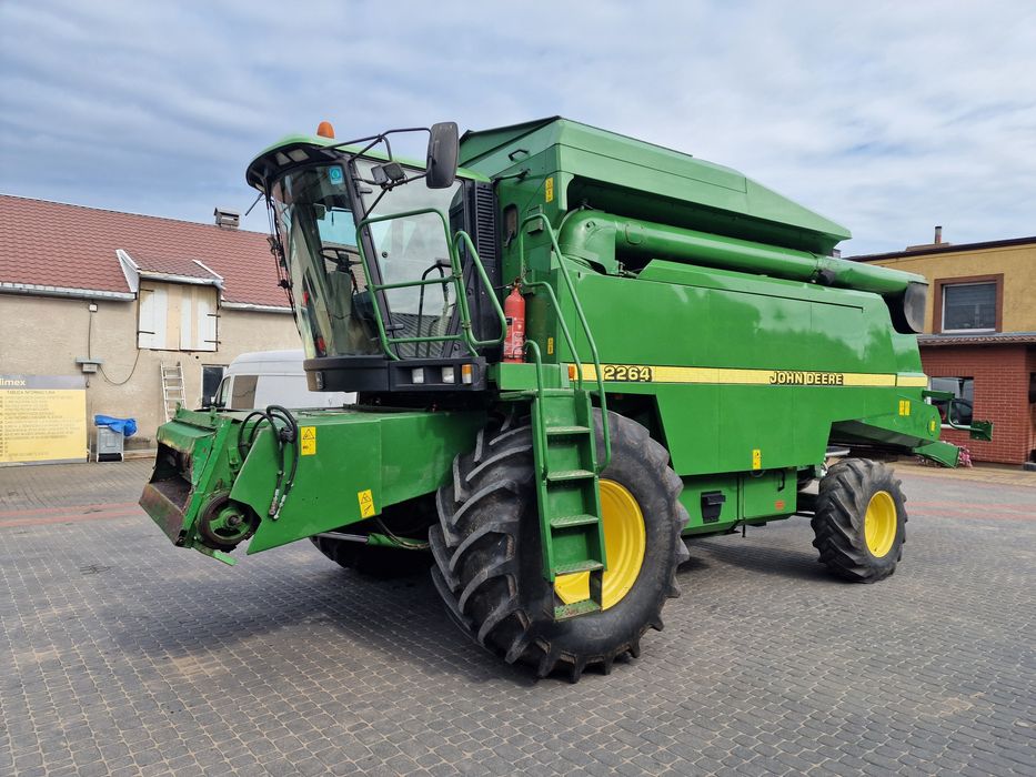 John deere 2264, heder 6,1m, stół do rzepaku biso, oryginał