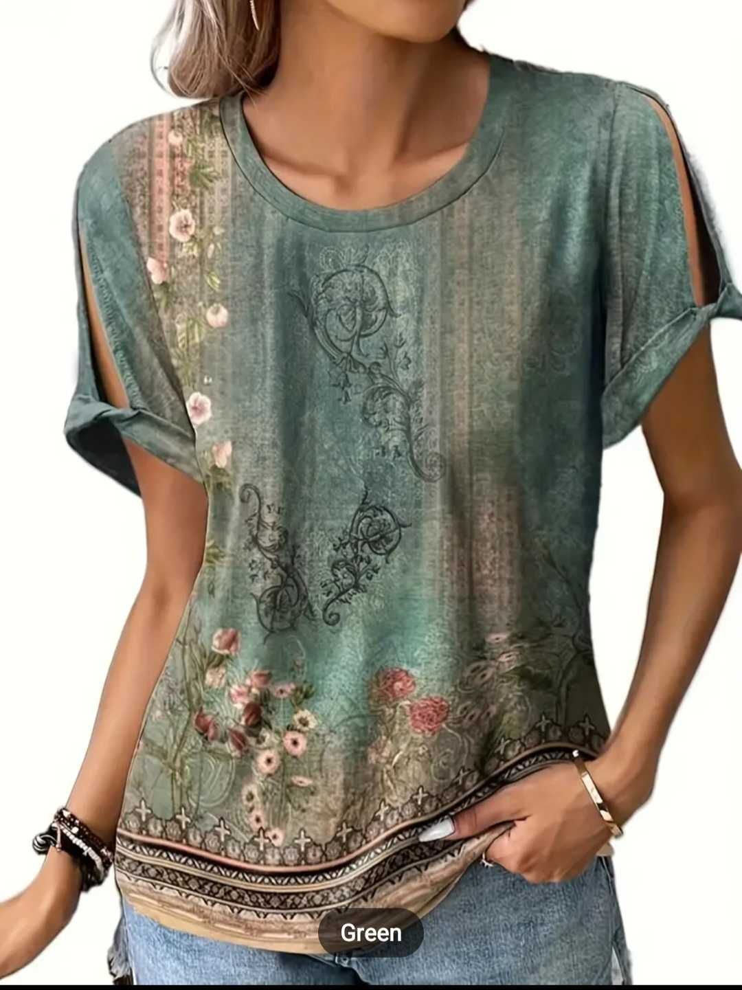 Blusa verde bonita