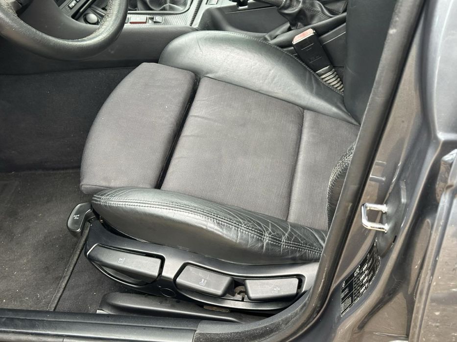 Салон BMW E46 седан Рекаро спорт Кожа Руль Плафон Магнитола Подлокотни