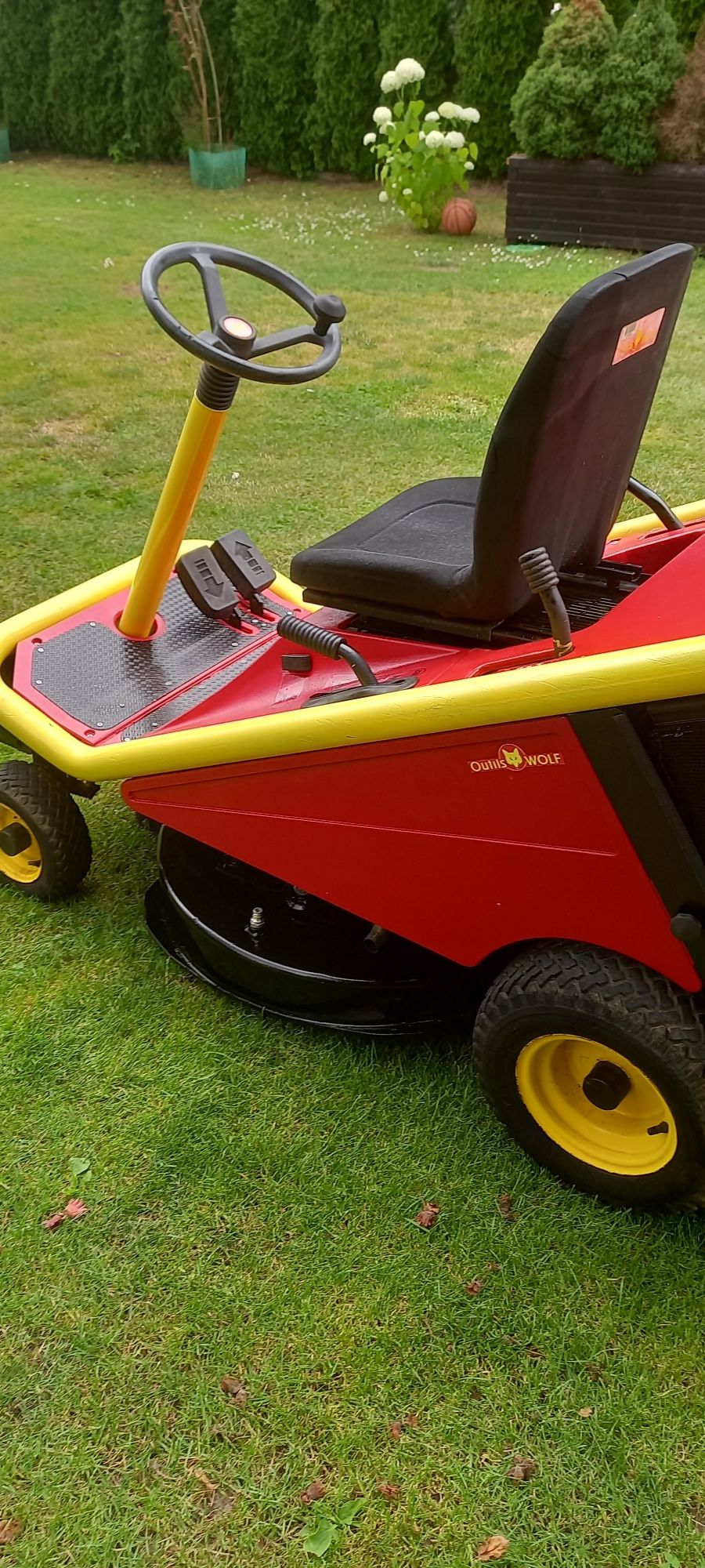 Traktorek kosiarka wolf garden 80 etesia bahia  kawasaki v twin