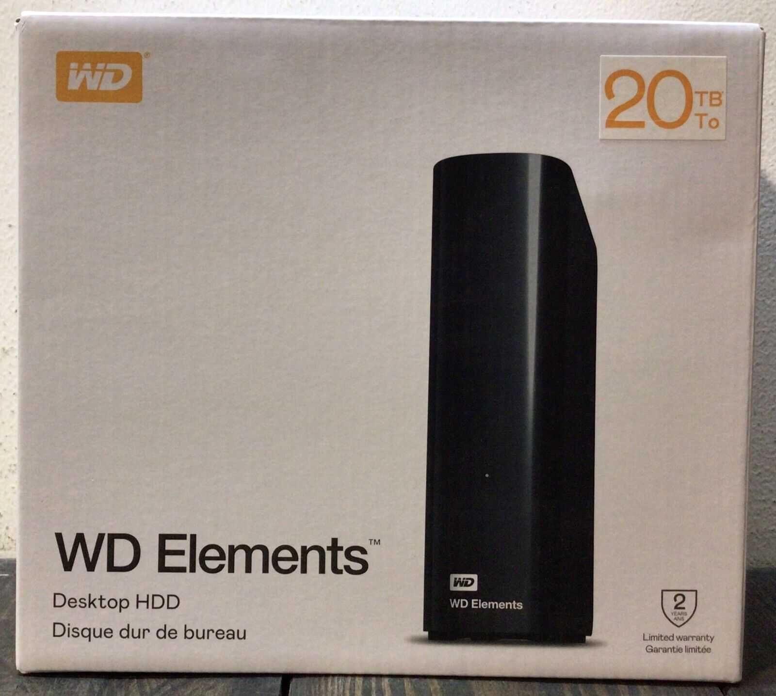 WD Elements 20TB Disco Externo
