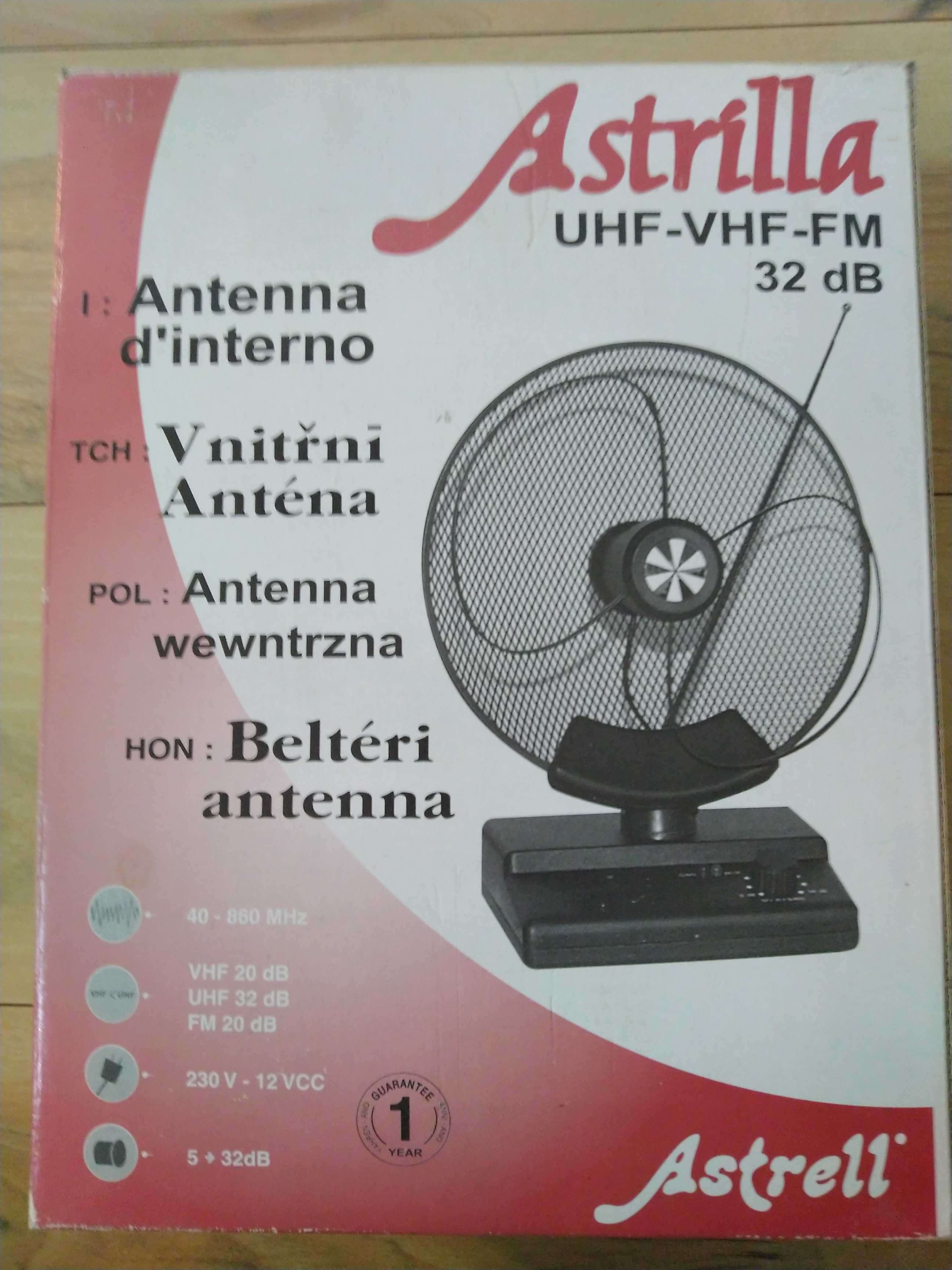 Antena Astrilla UHF-VHF-FM 32 dB