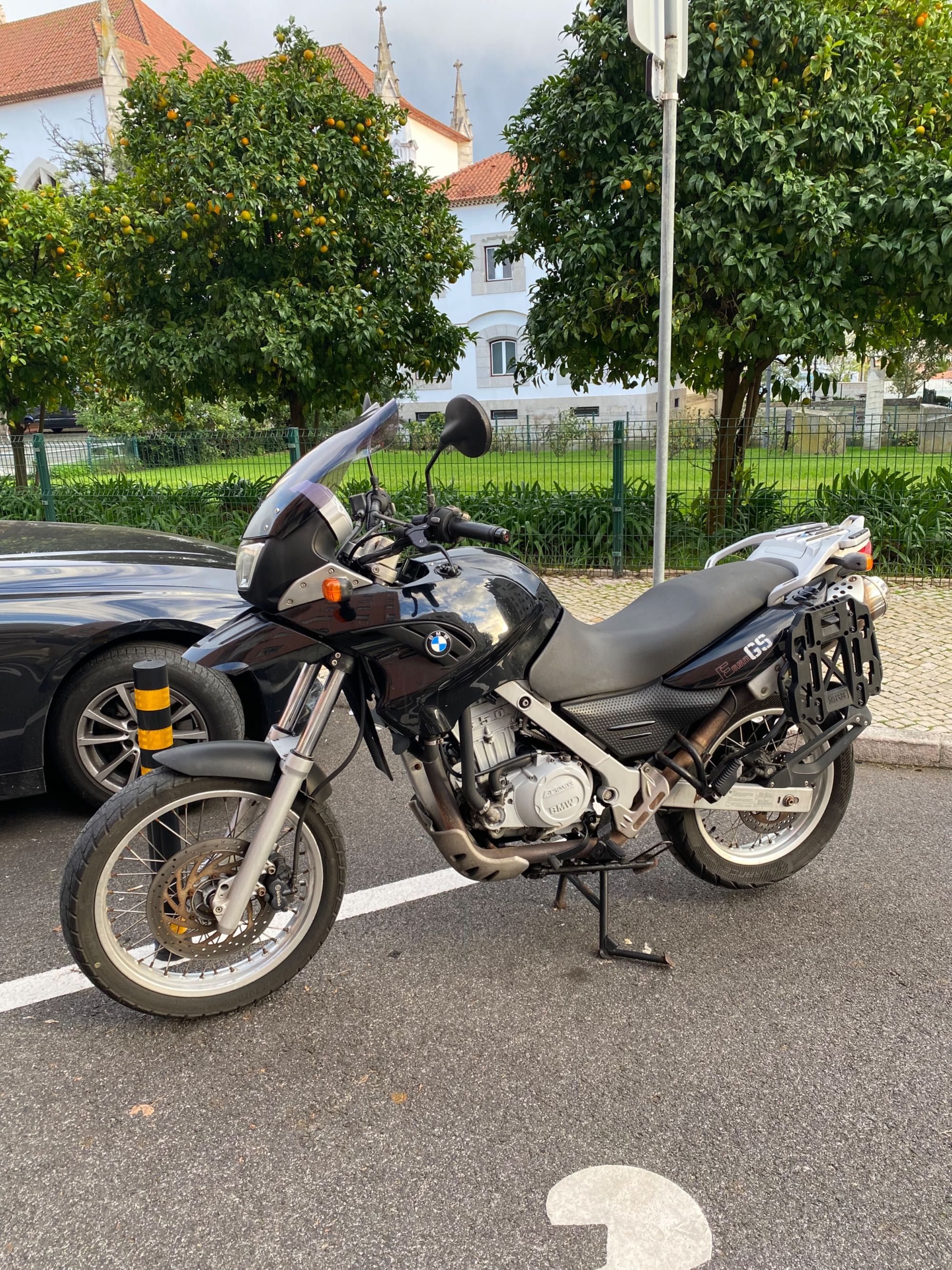 Mota BMW GS 650 f preta 2005