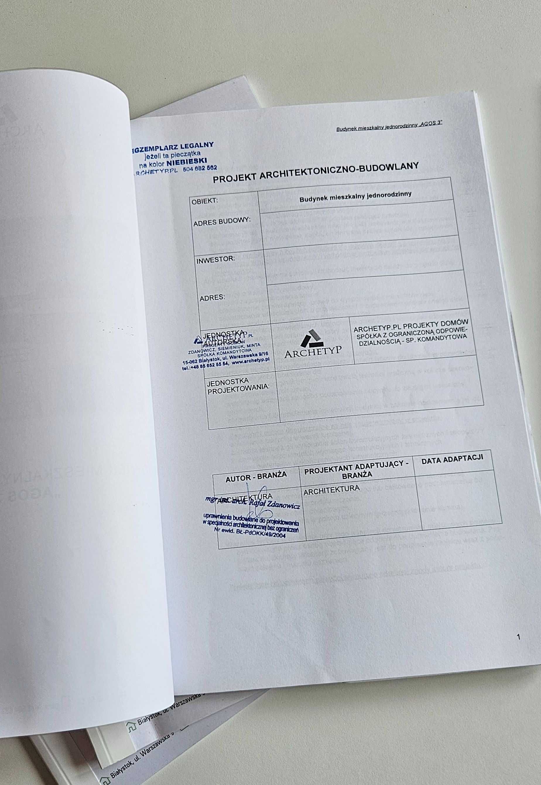 projekt nowoczesnego parterowego domu Agos 3
