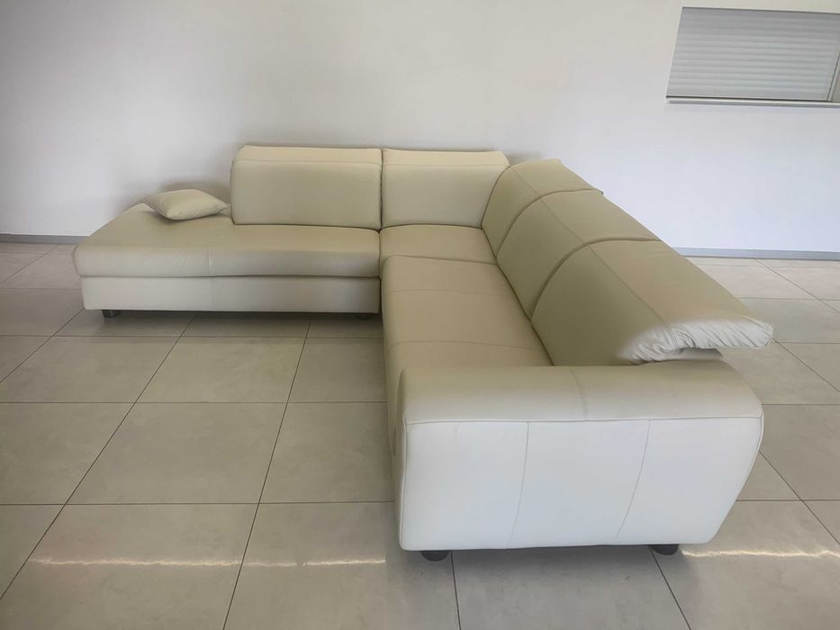 niemiecki narożnik 270x245 skóra naturalna jak nowy