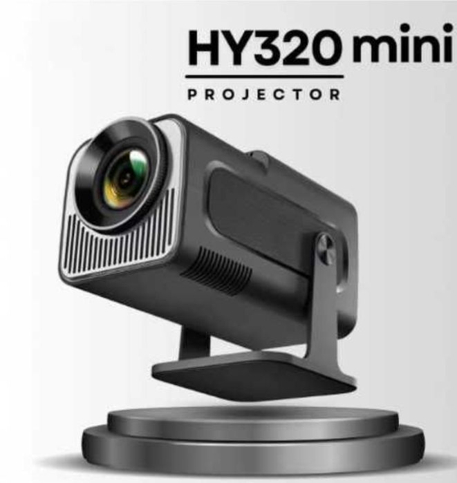 Проектор SmartTV домашній кінотеатр UltraHD HY320 Mini 4K Android 11