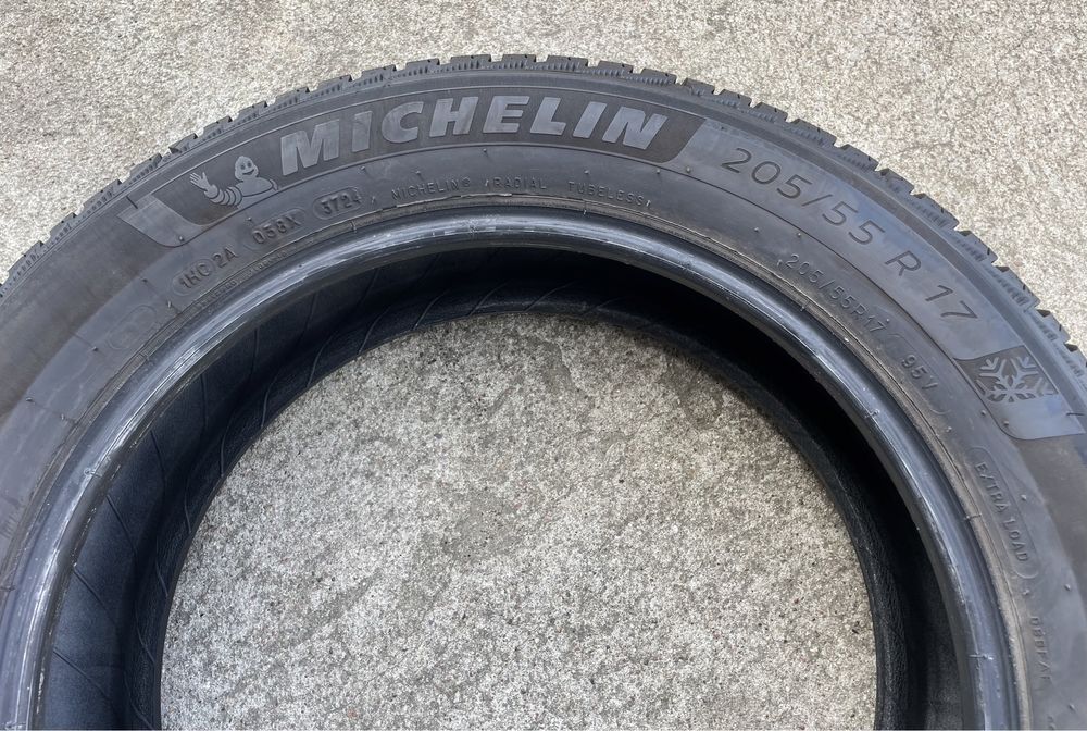 4x opony zimowe 205/55 r17 95V Michelin Alpin 7 (2024r 7,5mm)