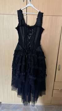 Vestido preto gotico