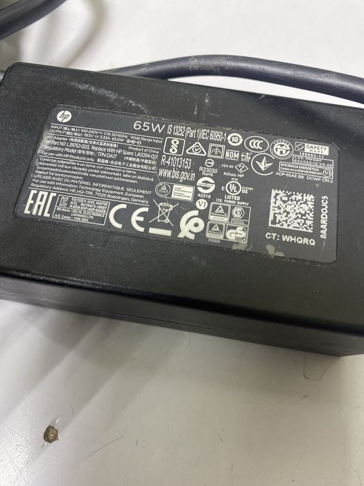 Блок живлення (зарядка) для ноутбука HP 65W (19.5V 3.33A 4.5*3.0мм)