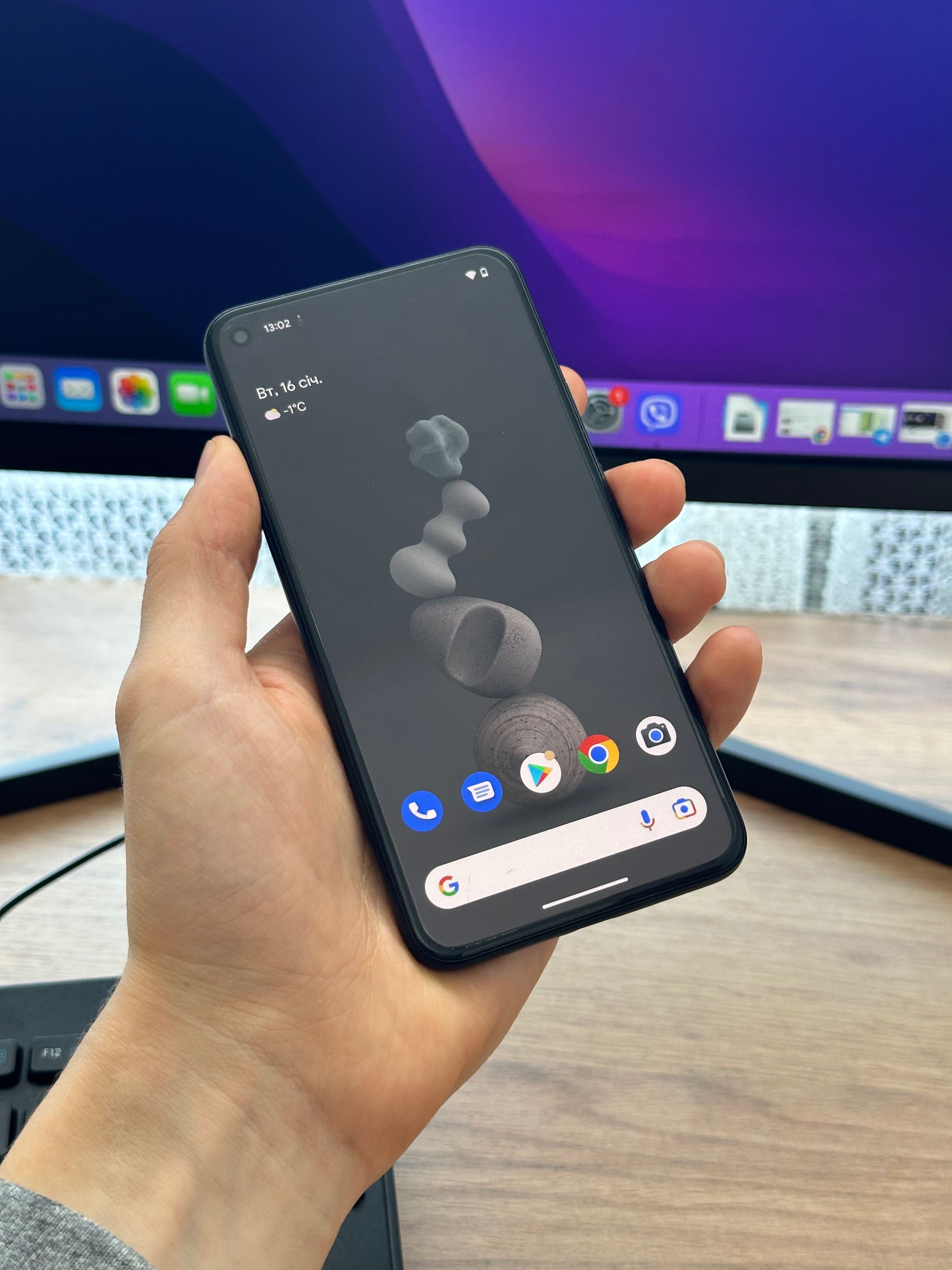 Google Pixel 5 128Gb Just Black Neverlock / Гугл Піксель 5 Неверлок