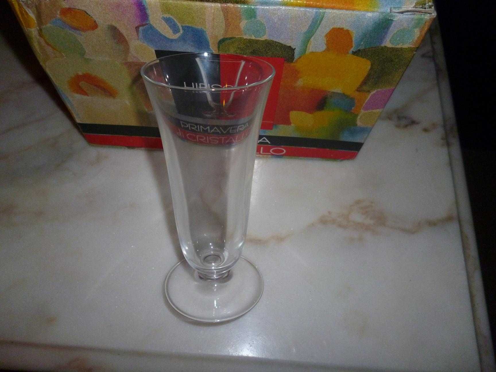 copos Cristal RCR série Hibiscus calices e fluts