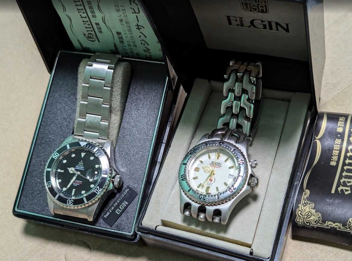 Фирменные часы Elgin Automatic International USA с коробками и бумагой