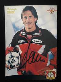 Christoph Daum jako trener Bayeru Leverkusen - plakat z 1998/99 roku