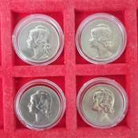 Conjunto moedas 4 centavos ( 1917 e 1919 )