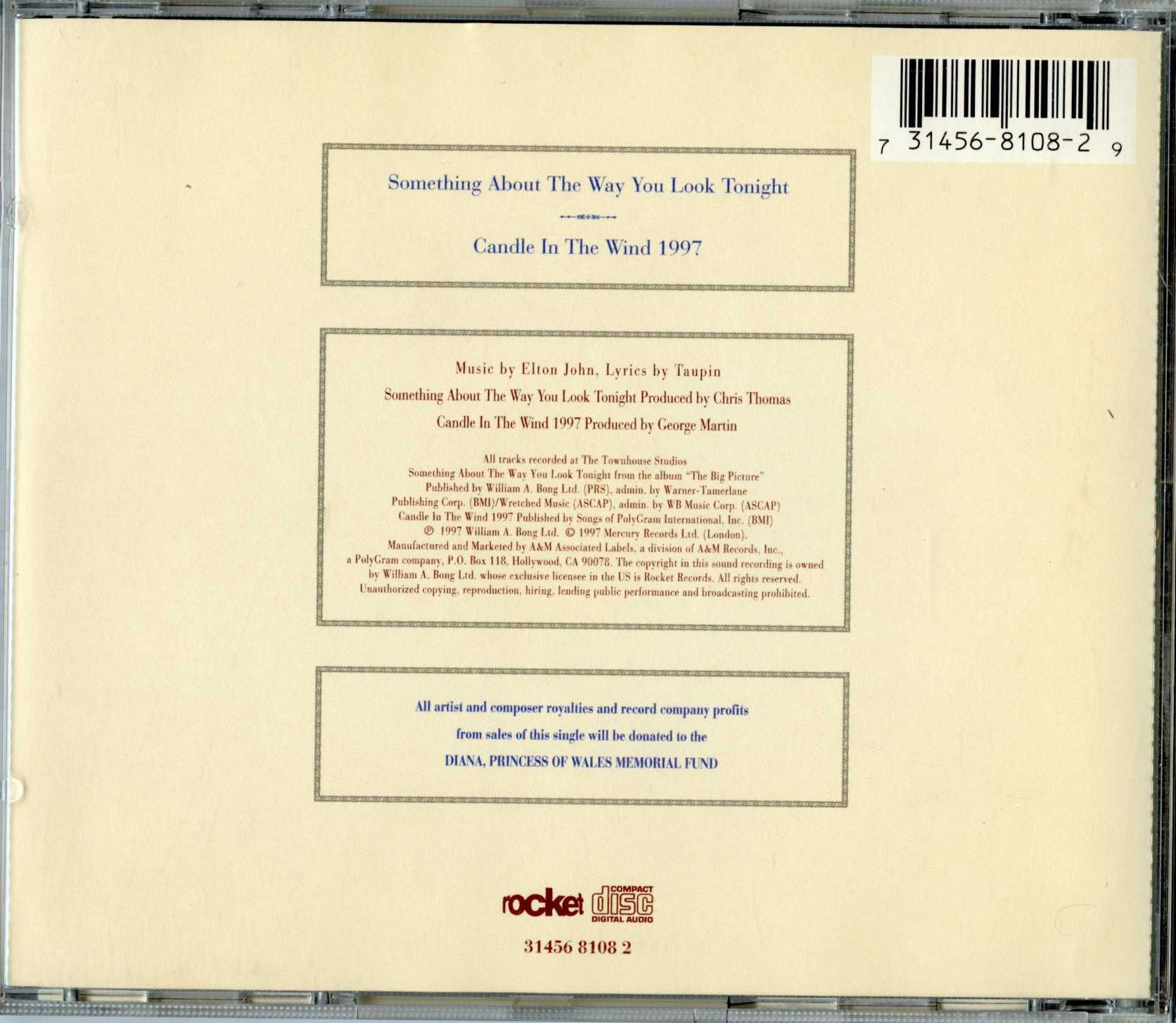 CD Elton John – Something About The Way You Look Tonight