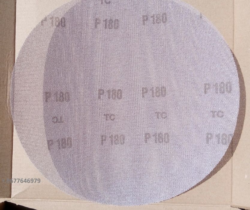 Шлифовальный круг диаметр 180 мм. на липучке для Жирафа PS33 Klingspor