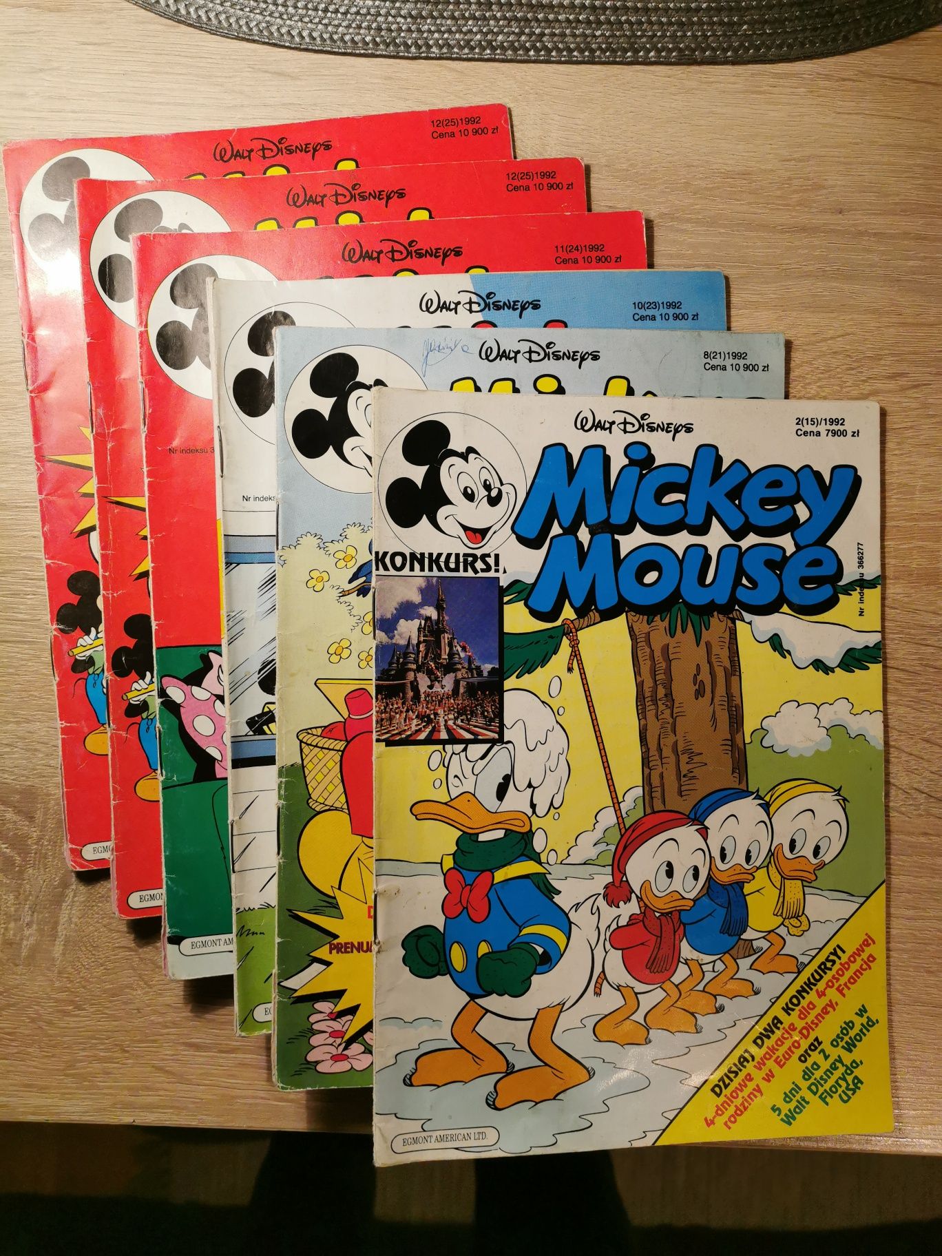 Komiksy Mickey Mouse 1992 rok