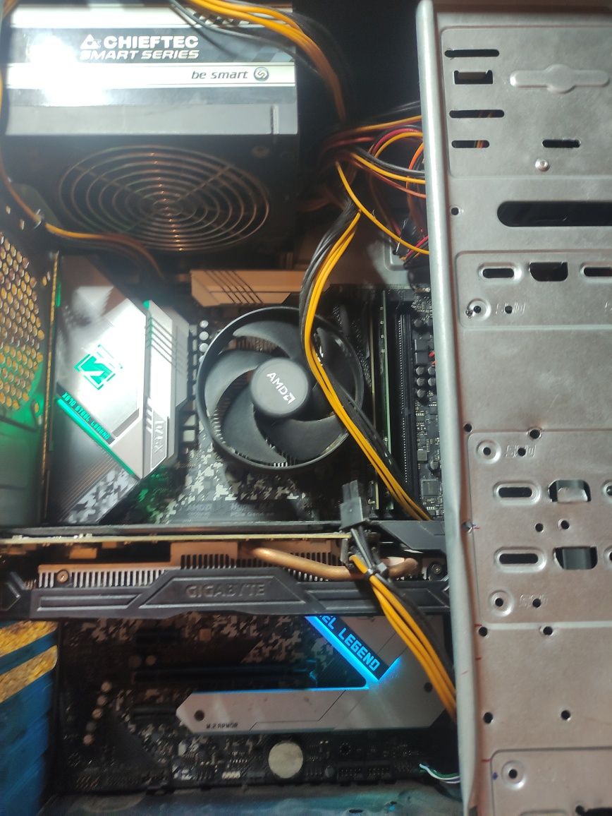 Продам системний блок x570/Ryzen3200g/16gb ddr4/gtx1060 6gb/500gb nvme