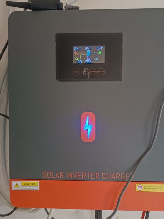 Комплект резервного живлення Дбж для будинку гібридний інвертор 48в +